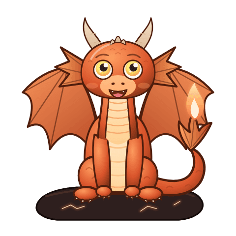 Blaze, the dragon at day 30