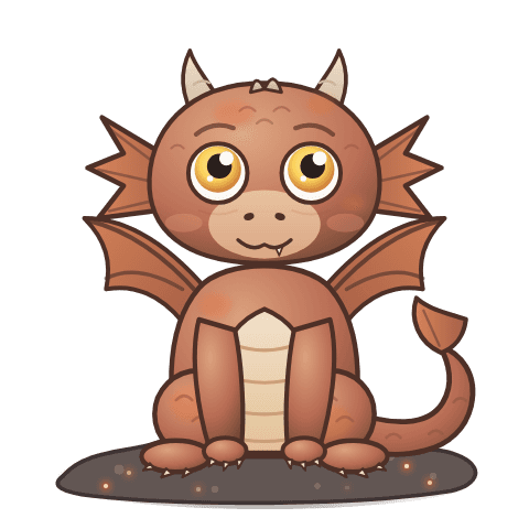Ember, the dragon at day 3