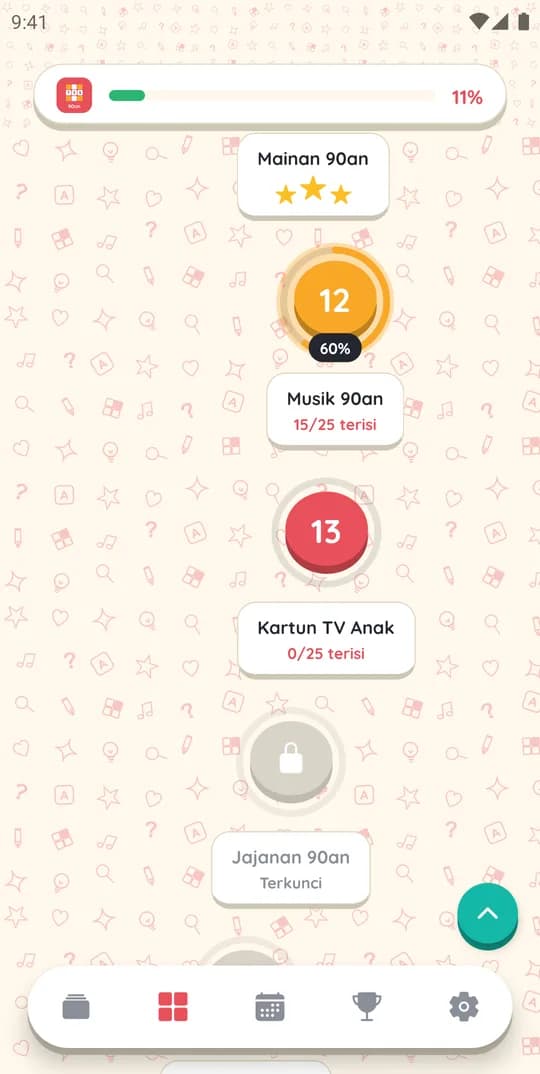 The level map of the 90an pack in TTS Nostalgia