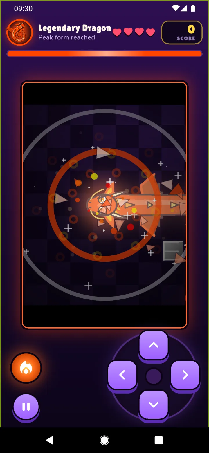The old form shattering into shards with a shockwave ring