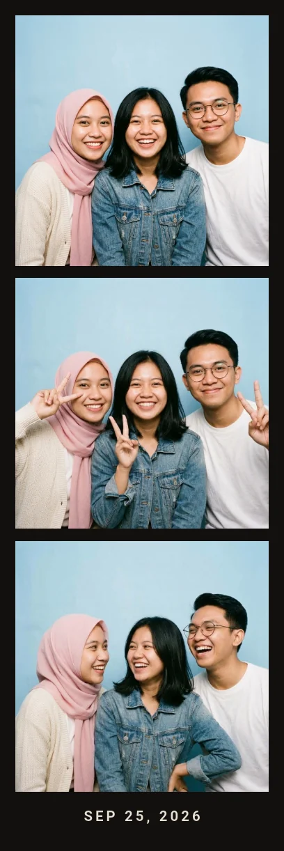 A photo strip in the Film frame