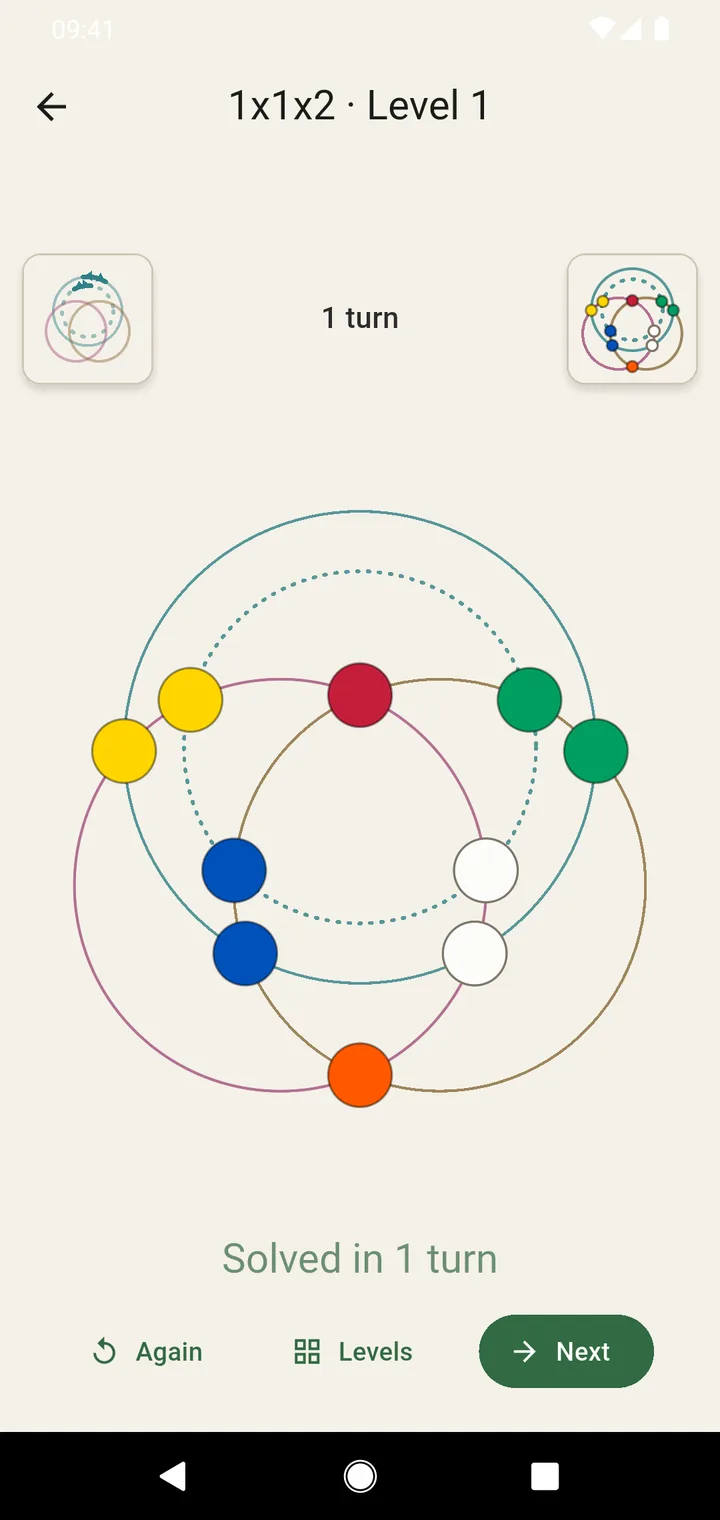 A solved board