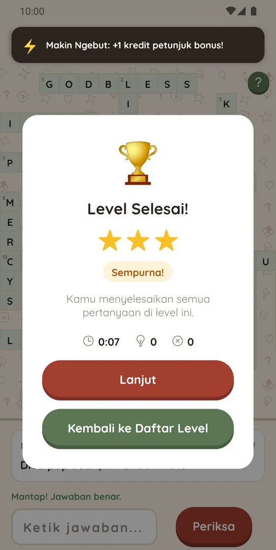 Level selesai di TTS 60-80an