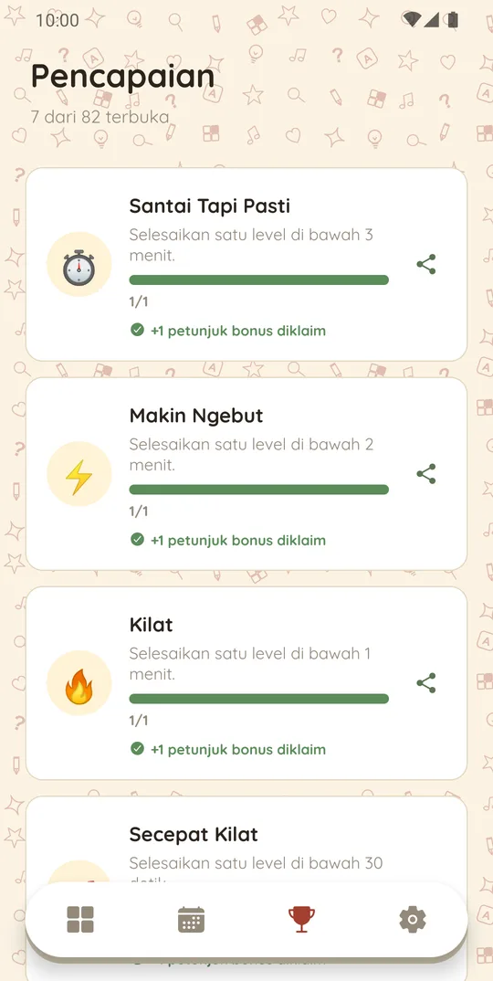 Pencapaian di TTS 60-80an
