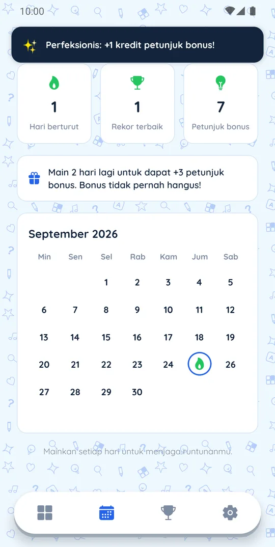 Runtun harian di TTS Gen Alpha